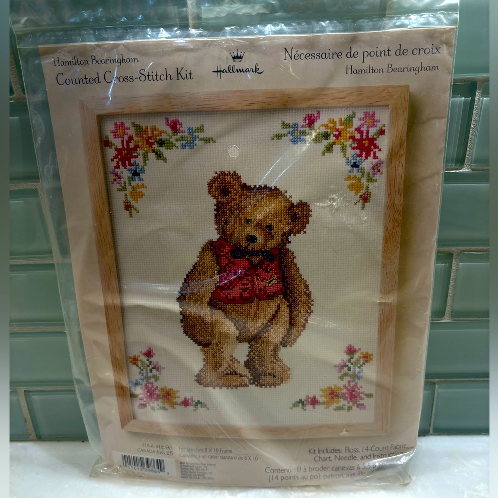 Vintage Hallmark Hamilton Bearington 8"x10" Counted Cross-Stitch Kit